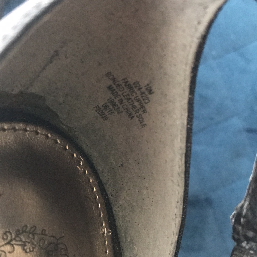 I.MILLER Black Ronja Heel, Ankle Strap Glitter. - Picture 8 of 10